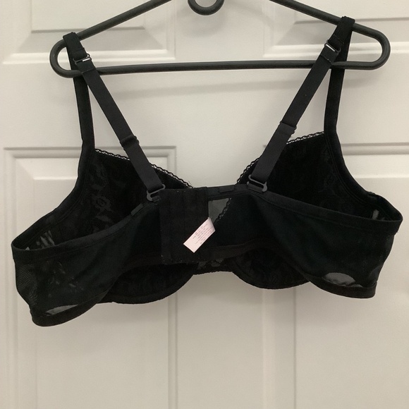 Cacique 46C Black Padded Lace Underwire Bra - Picture 9 of 10